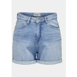 Only Jeans kratke hlače Josephine 15321381 Modra Regular Fit