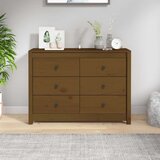  Bočni ormarić boja meda 100 x 40 x 72 cm od masivne borovine | shoptok.hr