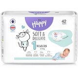 Bella Baby Happy Soft&Delicate Size 1 Newborn jednokratne pelene 2-5 kg 42 kom Cijene