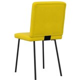  Jedilni stoli 6 kosov rumen žamet, (21828316) | Shoptok.si