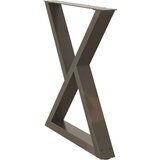  Noge jedilne mize 2 kosa naravno jeklo 70x(72-73,3) cm jeklo | Shoptok.si