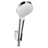 Hansgrohe Crometta 100 Chrome tuš set: ručni tuš sa 1 mlazom, držač za ručni tuš, Isiflex 1600 crevo za ručni tuš 26567400 | ePonuda.com