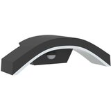  Vanjske LED zidne svjetiljke sa senzorima 2 kom crne aluminij | shoptok.hr