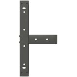  Noge za klubsko mizico v obliki črke T 2 kosa antracit 50x25x(30-31) cm jeklo, (22123814) | Shoptok.si