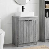  Set namještaja za kupaonicu Siva Sonoma Konstruirano drvo | shoptok.hr