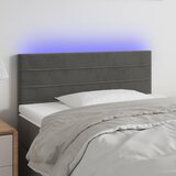  LED uzglavlje tamnosivo 80 x 5 x 78/88 cm baršunasto | shoptok.hr