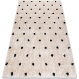 RugsX Preproge Preproga FLUFFY 2370 košati točke - krem 120x170 cm Bež | Shoptok.si