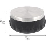 Wagner talni blažilnik za vrata EH5210, Ø 93 mm, de 2 kosa, višina 45 mm, srebrne/črne barve | Shoptok.si
