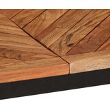  Blagovaonski stol 200 x 100 x 75 cm od masivno drvo bagrema | shoptok.hr