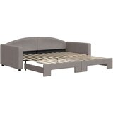  Izvlečna dnevna postelja taupe 100x200 cm blago, (20936874) | Shoptok.si