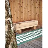 Pappelina zelen/kremno bel zunanji in notranji tekač 70x150 cm poppy oregano – | Shoptok.si