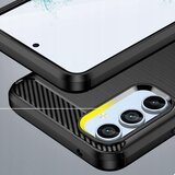  Techsuit Carbon Silicone maska za Samsung Galaxy A34 5G - crna | shoptok.hr