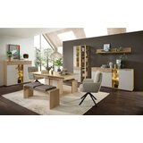Hom`in VISOKA KOMODA, barve hrasta, kašmir | Shoptok.si