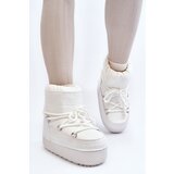 Boto Women's White Snow Boots with Lacing Toolsa | Shoptok.si
