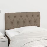 vidaXL Posteljno vzglavje taupe 80x7x78/88 cm blago Cene