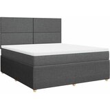  Okvir kreveta s oprugama i madrac svjetlosivi 180x200cm tkanina | shoptok.hr