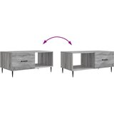  Kava Stol Siva sonoma 90 x 50 x 40 cm Konstruirano drvo | shoptok.hr