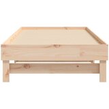  Dnevni ležaj na izvlačenje 2 x (90x190) cm od masivne borovine | shoptok.hr