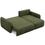 Makamii Zelena sklopiva/s prostorom za odlaganje kutna garnitura od šenila (s desnim kutom/s ležaljkom) Lilo – | shoptok.hr