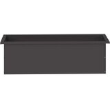  Vrtna posuda za sadnju s LED svjetlom 2 kom. Crna - Crna 30 x 100 x 30 cm 2 | shoptok.hr