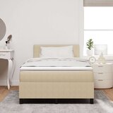  Krevet s opružnom kutijom s madracem svijetlozelena siva 120x200 cm korduroj tkanina | shoptok.hr