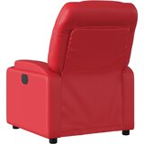  Električni masažni naslonjač od umjetne kože crveni | shoptok.hr