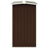  Ostava za drva od pocinčanog čelika 172x91x154 cm smeđa | shoptok.hr