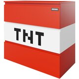 Minecraft KOMODA, rdeča | Shoptok.si