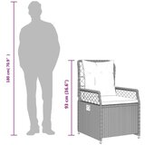  7-dijelni vrtni blagovaonski set od poliratana s jastucima bež | shoptok.hr