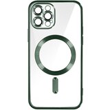 AVIZAR MagSafe ovitek za iPhone 12 Pro Silikonska zašcita kamere Outline Chrome zelena, (20575202) Cene