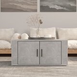 The Living Store Klubska mizica betonsko siva 80x50x36 cm inženirski les - Klubska Mizica, (21573137) Cene