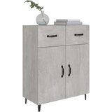  Komoda betonsko siva 69,5x34x90 cm inženirski les, (20654691) | Shoptok.si