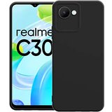 Gumijasti / gel etui Silicone Lite za Realme C30 - črni Cene