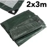 Visokokakovostna nepremočljiva ponjava 2x3m 120g/m2 temno zelena