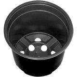  Okrugla saksija za cveće 100 pcs Crna Ø 10 x 8 cm Plastika | shoptok.hr