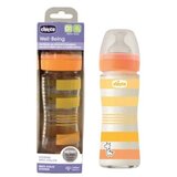 Chicco Flašica staklena perfect easy 240 ml silikon žuta Cijene