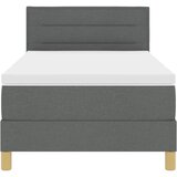  s opruga kutije Tamno siva 90 x 200 cm tkanina | shoptok.hr