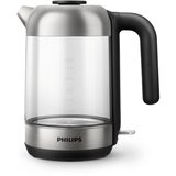 Philips 5000 series HD9339/80 električno kuhalo za vodu 1,7 L 2200 W Crno, Nehrđajući čelik, Prozirno | shoptok.hr