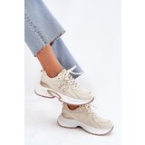 Boto Women's Sneakers On A Chunky Sole Beige Davira Cijene
