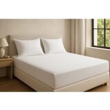 Mila Home Luxury Bijela plahta s gumom od renforce pamuka 200x200 cm Ranforce – | shoptok.hr