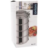 Orion Jeklena 4-nadstropna posoda za kosilo 4x1 l, (5000006482) | Shoptok.si
