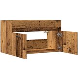 vidaXL Omarica za umivalnik starinski les 90x38,5x46 cm inženirski les | Shoptok.si