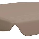  Zamjenski krov za vrtnu ljuljačku smeđesivi 150/130 x 105/70 cm | shoptok.hr