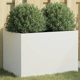 Maison Chic Cvetlično korito - Cvetlični Lonec belo 62x40x39 cm jeklo, (21789770) | Shoptok.si