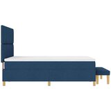  Krevet s opruga kutije s jastukom Plava 200 x 160 cm tkanina | shoptok.hr