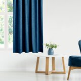  Curtain MILANA color indigo style classic 5 cm pole pocket chenille 420x245 HOMEDE | shoptok.hr