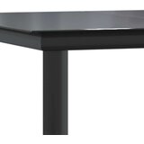  Vrtna garnitura - 6-dijelni vrtni blagovaonski set s jastucima poliratan i staklo Siva 200 x 100 x 74 cm 6 | shoptok.hr