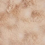 vidaXL Dežnik iz umetnega zajčjega krzna 4 pcs Bež 130 x 150 cm | Shoptok.si