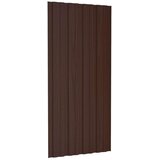 Krovni panel 12 pcs Smeđa 100 x 45 cm Pocinčani čelik - Smeđa 100 x 45 cm 12 | shoptok.hr