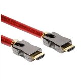 Roline HDMI priključni kabel 2.00 m 11.04.5902 dvostruko zaštićen, Ultra HD (8K) crvena [1x muški konektor HDMI - 1x muš | Eponuda.ba